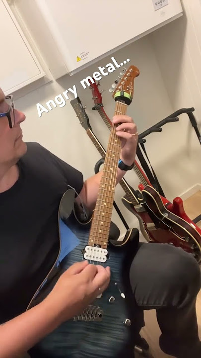 Angry metal riffing #guitar #guitarist #newriff #harleybentonguitars #songwriter #goodvibes