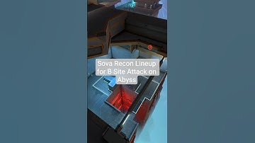 Sova Recon Lineup for A Site Attack (Abyss)