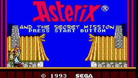 883 Asterix and the Secret Mission Both Scenarios Sega Master System SMS, HD 60fps