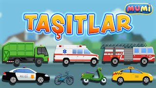 Taşıtları Öğreniyoruz Gerçek Araç Sesleri Çocuklar İçin - Okul Öncesi Eğitim