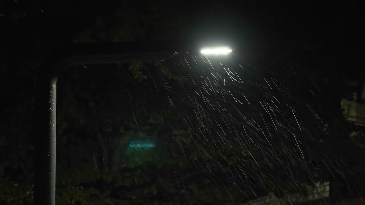 Спокойная ночь с дождем, благоприятная для сна (10 часов)