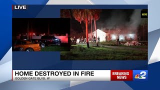 Vietnam War Veteran loses Naples home in fire