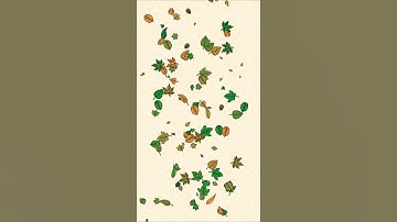 Leaves Falling Animation #shorts