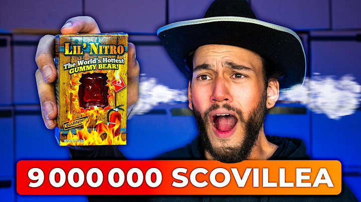 Maailman tulisin nallekarkki -haaste!
