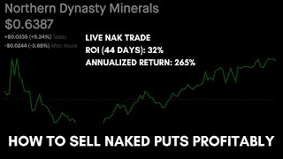 HOW TO SELL NAKED PUTS PROFITABLY FOR MONTHLY INCOME : LIVE NAK TRADE EXAMPLE | TRADE 001 U01