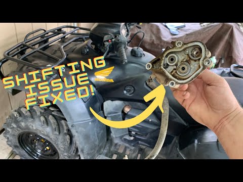 Replacing the Electric Shift Motor on a Honda Forman - YouTube
