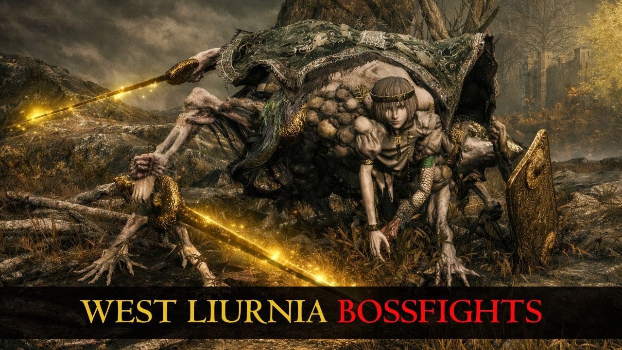 ELDEN RING | WEST LIURNIA | BOSSFIGHT gameplay