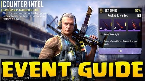 Counter Intel EVENT GUIDE and TIPS in Call of Duty Mobile