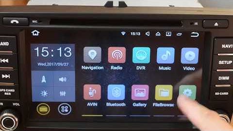how to change navigation app in car dvd gps radio player android 7.1