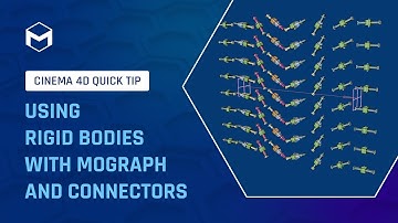#C4DQuickTip 160: Using Rigid Bodies with MoGraph and Connectors in Cinema 4D