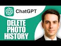 How To Delete ChatGPT Photo History