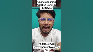 CSIR NET life science new syllabus removed | December 2025 with existing syllabus?