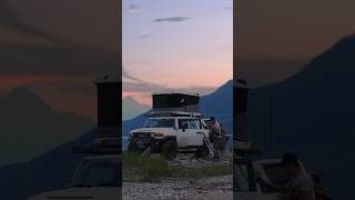 Hidden beach camping in the mountains #vanlife #outdoors #travel