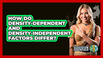 How Do Density-dependent And Density-independent Factors Differ? - Ecosystem Essentials
