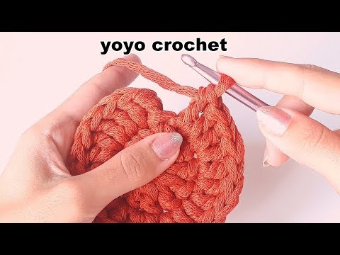 تعليم الكروشية كروشية شرح الدائرة واغلاقها بطريقة سهلة ومحترفة   يويو كروشيه