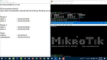 Config Routing rip 2 Virtual