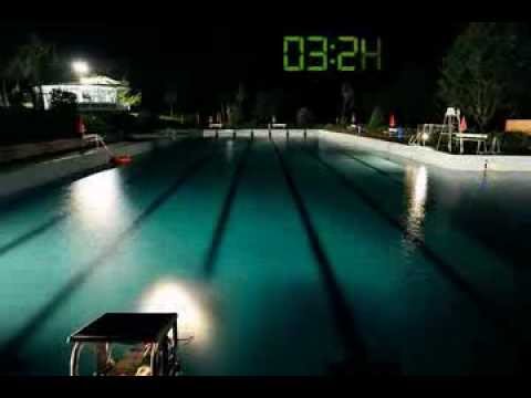 Zeitraffer - time lapse - Beckenfüllung Freibad Spiesel