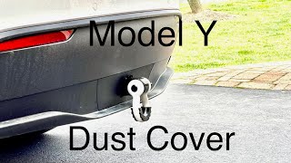 Tow Hitch Seamless Dust Cover Tesla Model Y 