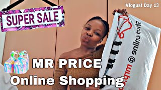 Vlogust: Day 13| Mr Price Shopping | Online Shopping |SOUTH AFRICAN