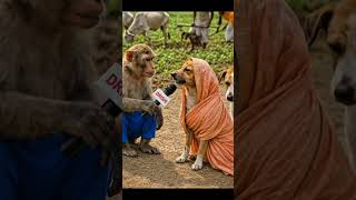Doggy Reporter 🐶 vs Bhabhi Ji 😂 | Ghar ka Lafda LIVE! #ytaign #FunnyVideo #ComedyShorts #DoggyReport