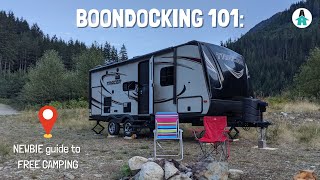 BOONDOCKING 101: Newbie guide to FREE CAMPING