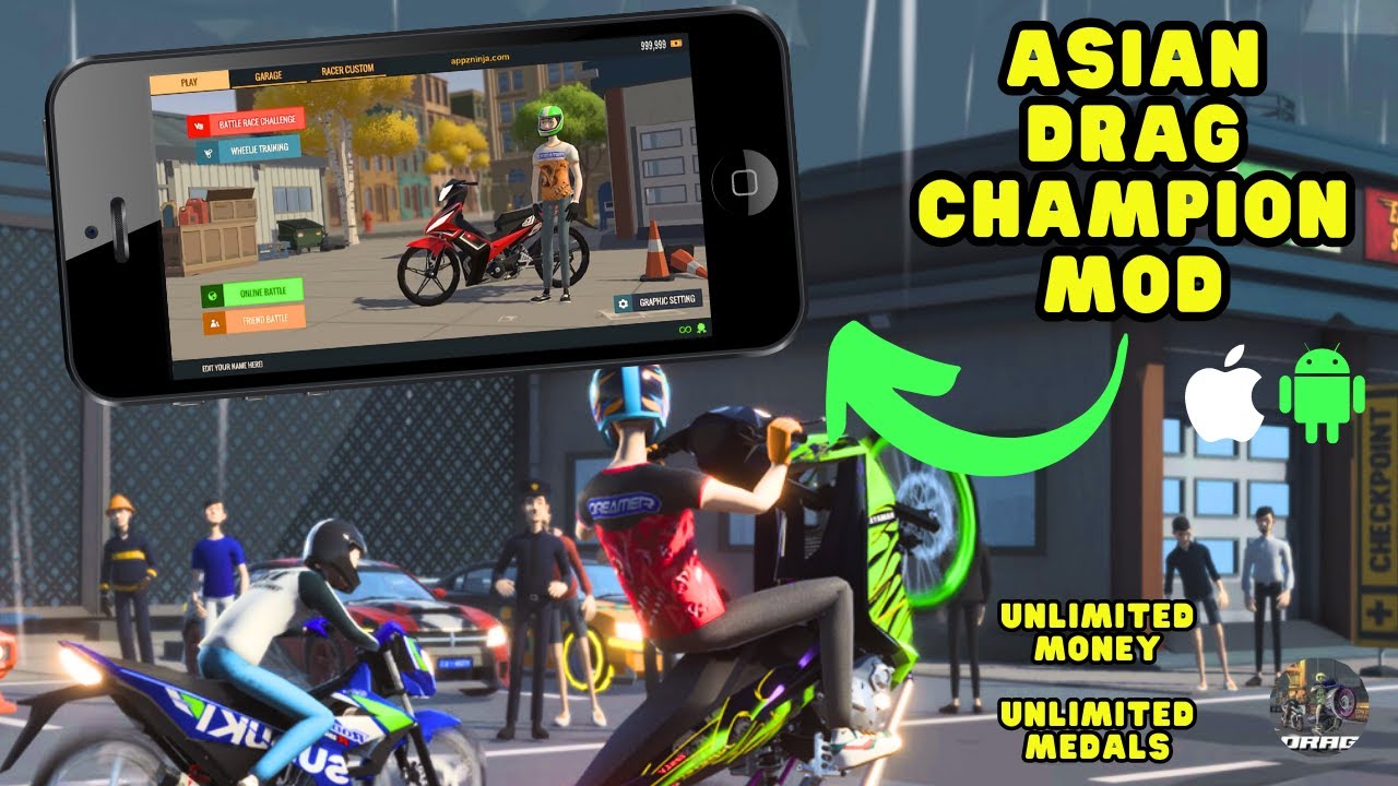 Asian Drag Champion MOD iOS & APK YouTube