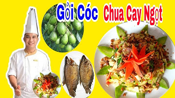 Cách Làm Gỏi Cóc Khô Cá Sặc Chua Ngọt Ăn Là Nghiền
