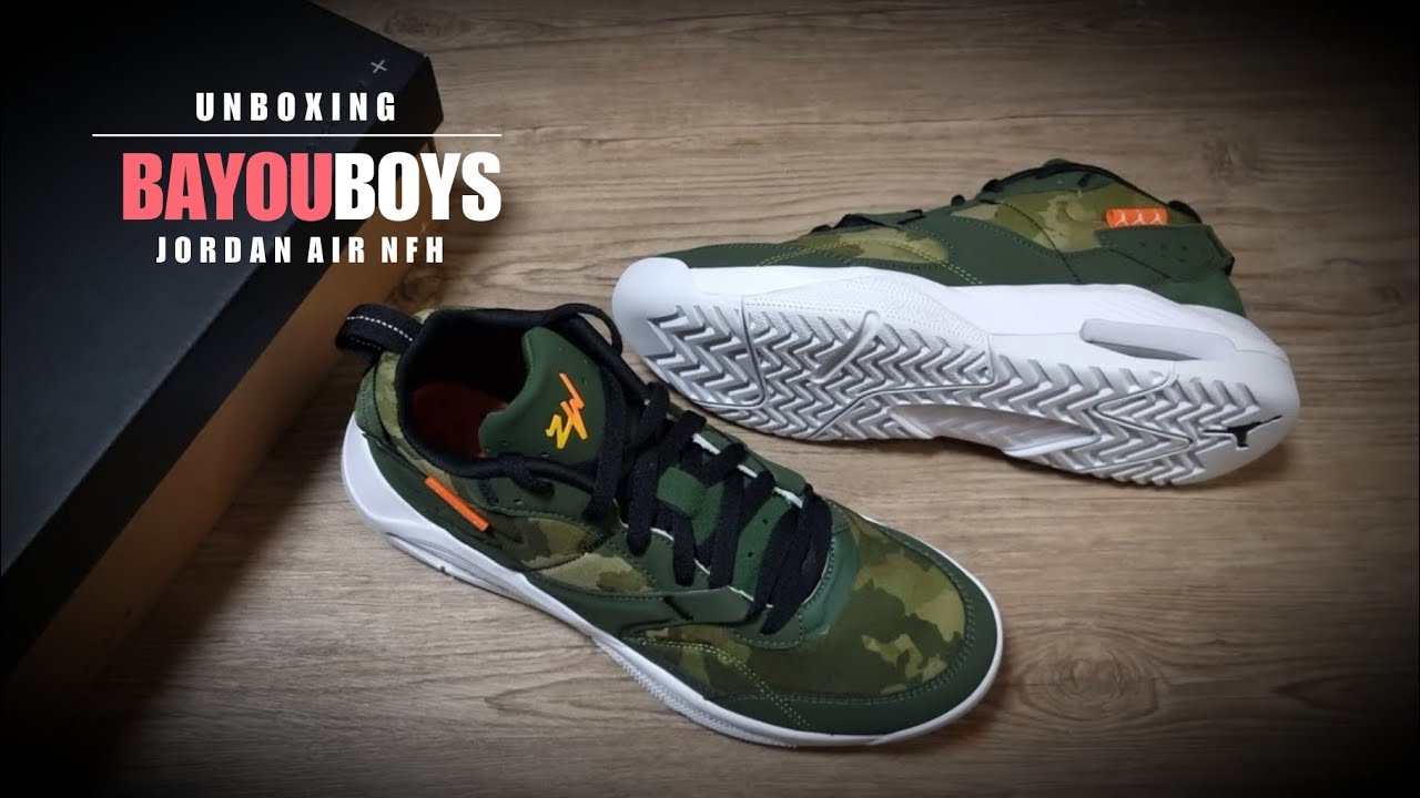Jordan Air NFH x Zion Williamson BAYOU BOYS — UNBOXING - YouTube