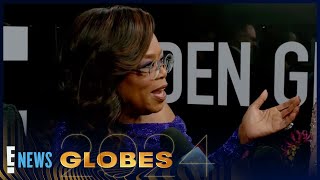 Oprah Admits Why It Took 39 Years to Get Her Name on ‘The Color Purple’ Poster! | 2024 Golden Globes