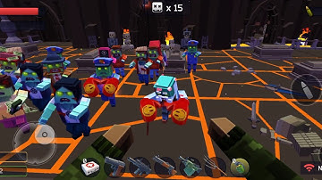 Pixel Combat Zombies Strike | Stable Portal | Hardcore | Dungeon II | Android Gameplay