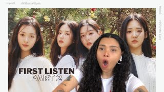 TripleS  (KR)ystal Eyes ‘AESTHETIC’ First Listen! (PART 2) Hide & Seek/Deja-Vu/Dimension | REACTION!