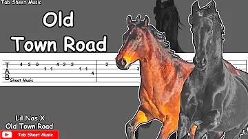 Lil Nas X - Old Town Road (feat. Billy Ray Cyrus) Guitar Tutorial