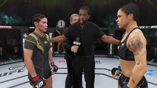 Juliana Pena  vs amanda nunes (EPIC!)