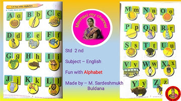 Fun with alphabet ,subject - English,std - 2nd
