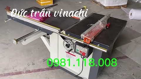 Máy Cưa Bàn Trượt, Máy Cưa Trượt Mini, Máy Cắt Bàn Trượt vinachi #dungculammoc #máy_làm_mộc