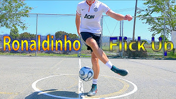 Learn Unique Ronaldinho Flick Up / Pendulum Flick Up - Amazing Football Soccer Skill Tutorial