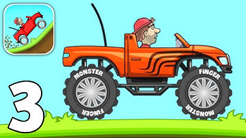 Hill Climb Racing #3 (Monster Truck) - Gameplay Walkthrough (iOS/Android)