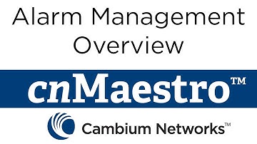 Alarm Management Overview