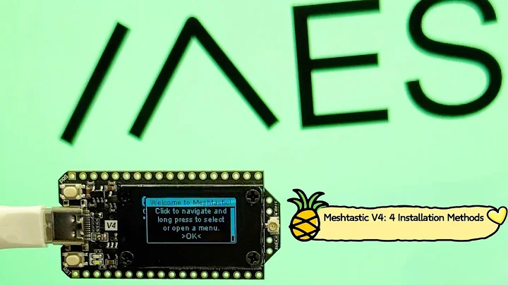 How to Install Meshtastic on ”WiFi“ LoRa 32 V4 — Four Methods