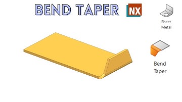 Bend Taper | How to use Bend Taper in NX | NX CAD |