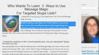 3 Ways Message Magic Builds Your Skype Lists
