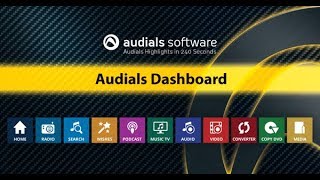 Audials 2018 in 240 Seconds: Audials Dashboard