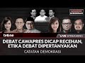 Live debat cawapres dicap recehan etika debat dipertanyakan  catatan demokrasi tvone