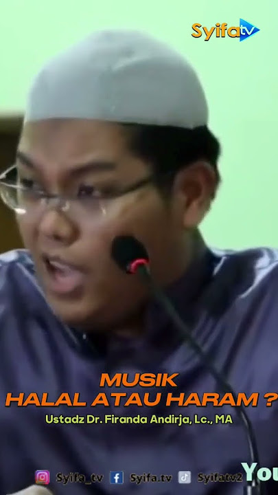 Apa benar musik itu haram ?   Ustadz Dr.Firanda Andirja, MA #music #haram #religion #shorts #sunnah