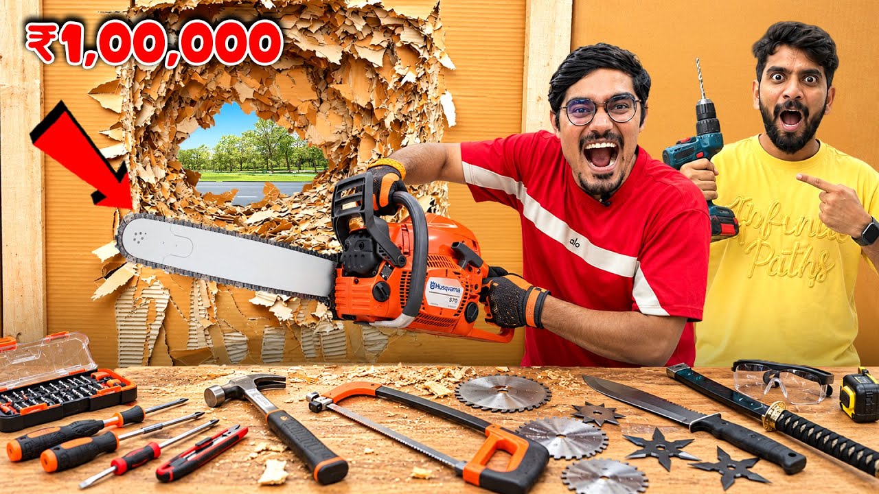 ₹100000 Break 200 Layers of Cardboard Challenge🔥| जल्दी बाहर निकलो और जीतो एक लाख 
