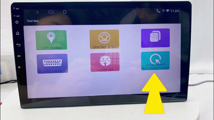 Binize:How  to activate the mirrorlink app  named Easy Connection in A 10 system?