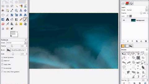 Tutorial on how to make a magical night sky in Gimp