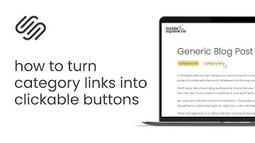 Turn Category Links into Buttons in Squarespace // Custom CSS Tutorial for Squarespace Blogs