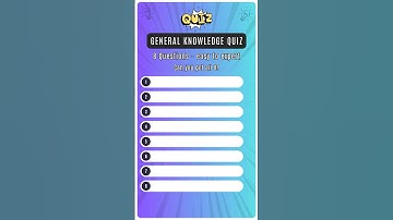 General Knowledge Quiz 🔥 8 Levels from Easy to Expert | Fun Trivia Challenge & Brain Test