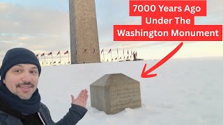Forgotten stone marks an ancient place under the Washington Monument